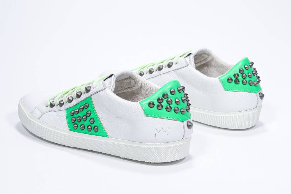 Leather Crown STUDLIGHT | Verde neon - BASSE - Uomo Saldi Di Fabbrica