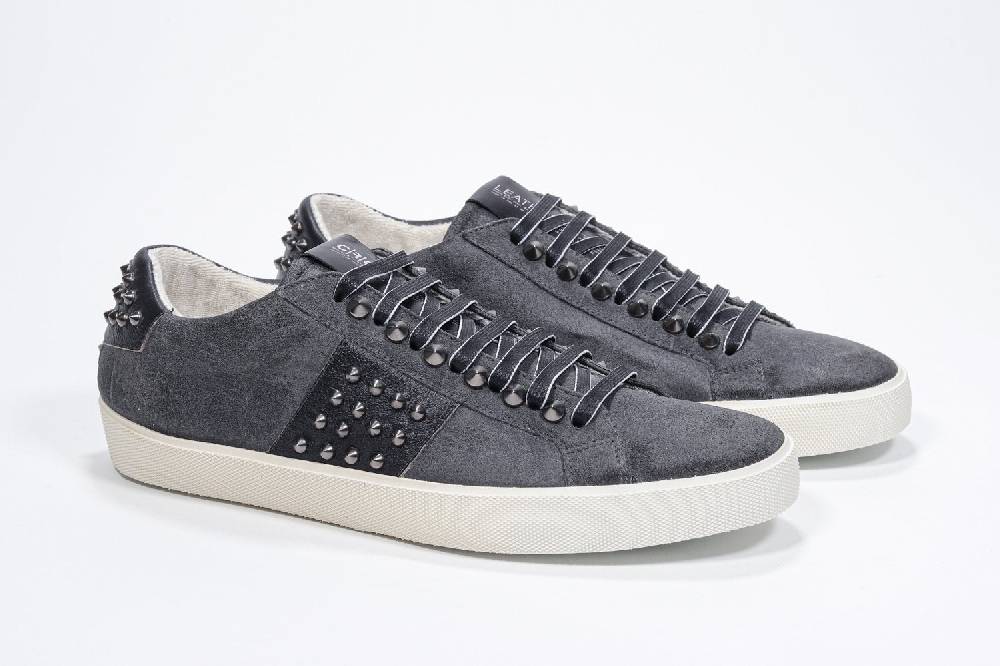 Leather Crown STUDLIGHT | Grigio - BASSE - Uomo In Saldo