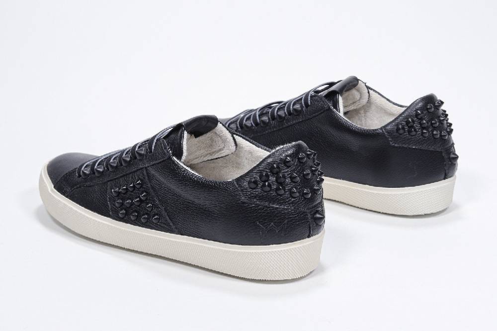 Leather Crown STUDLIGHT | Tutto nero - BASSE - Uomo Moda