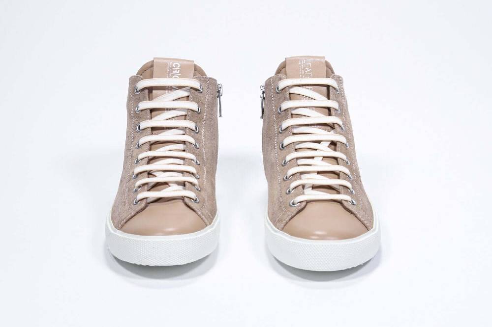 Leather Crown EARTH | Cuoio - Mid Top - Uomo Qualità