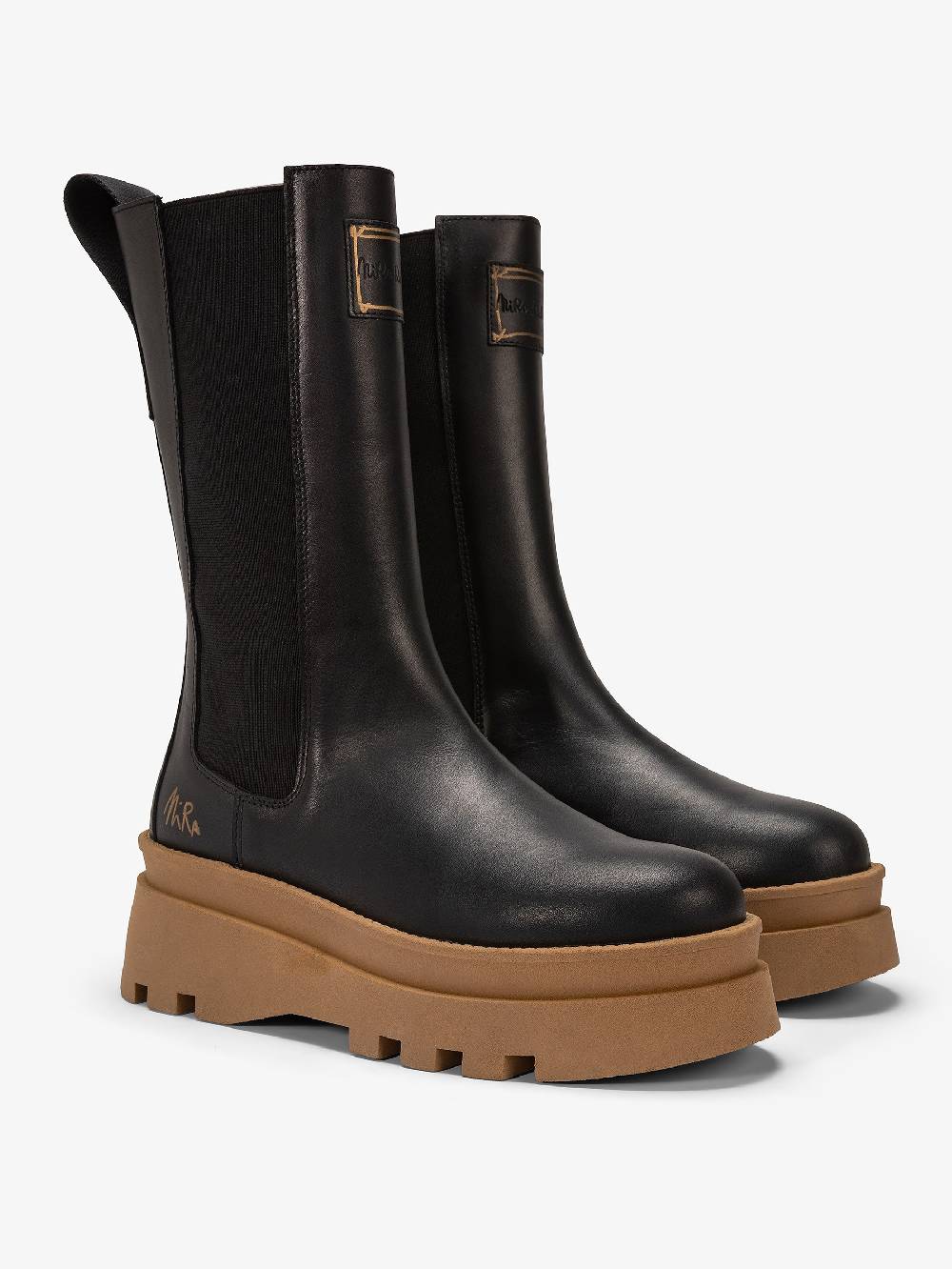 Nira Rubens MOSCOW MULE BLACK TAN-STREET Nuova
