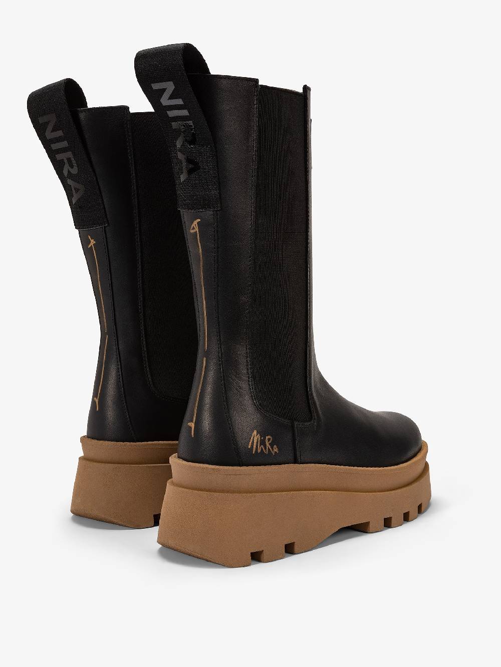 Nira Rubens MOSCOW MULE BLACK TAN-STREET Nuova