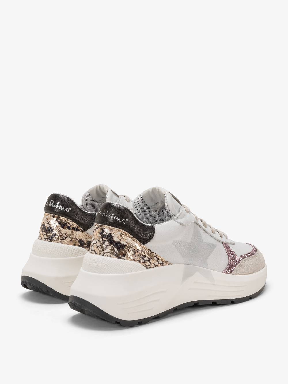 Nira Rubens Chunky Sneakers Stinger Python Rose - Stella Fino Al -60%
