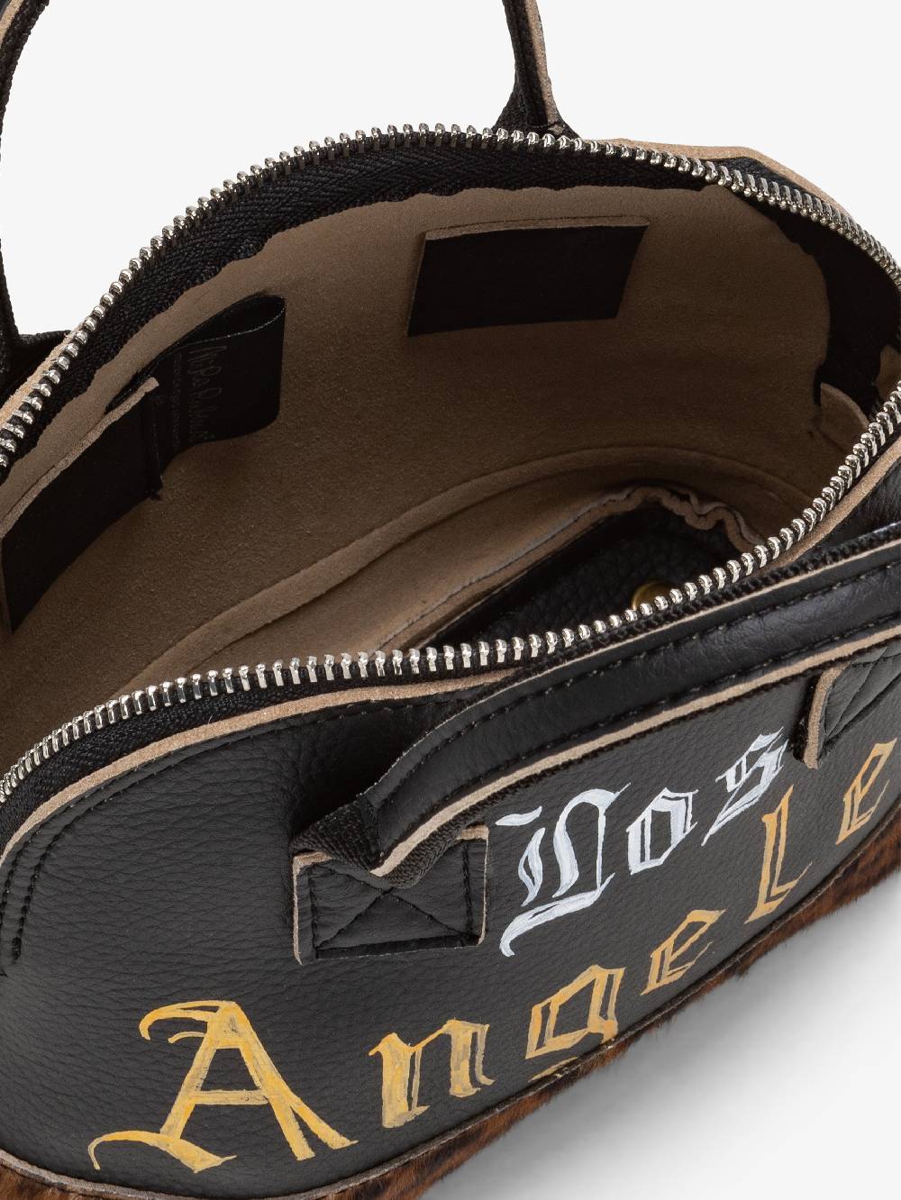 Nira Rubens TOY BAG - SAND FUR ANIMALIER LOS ANGELES PUNK In Vendita