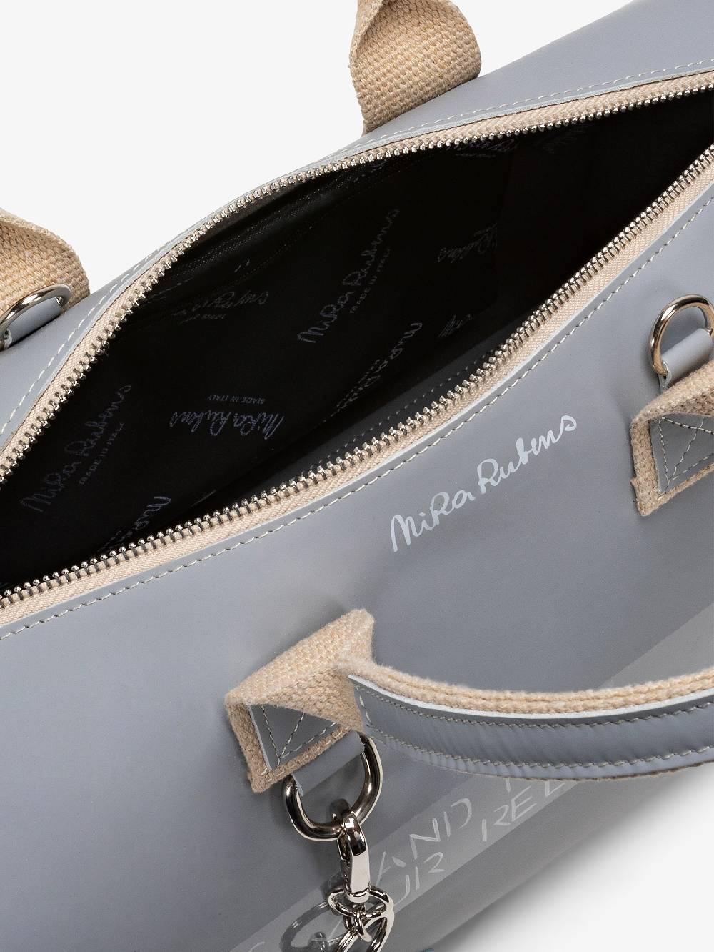 Nira Rubens EASY BAG - HEMATITE GLOSSY Vendita Economica