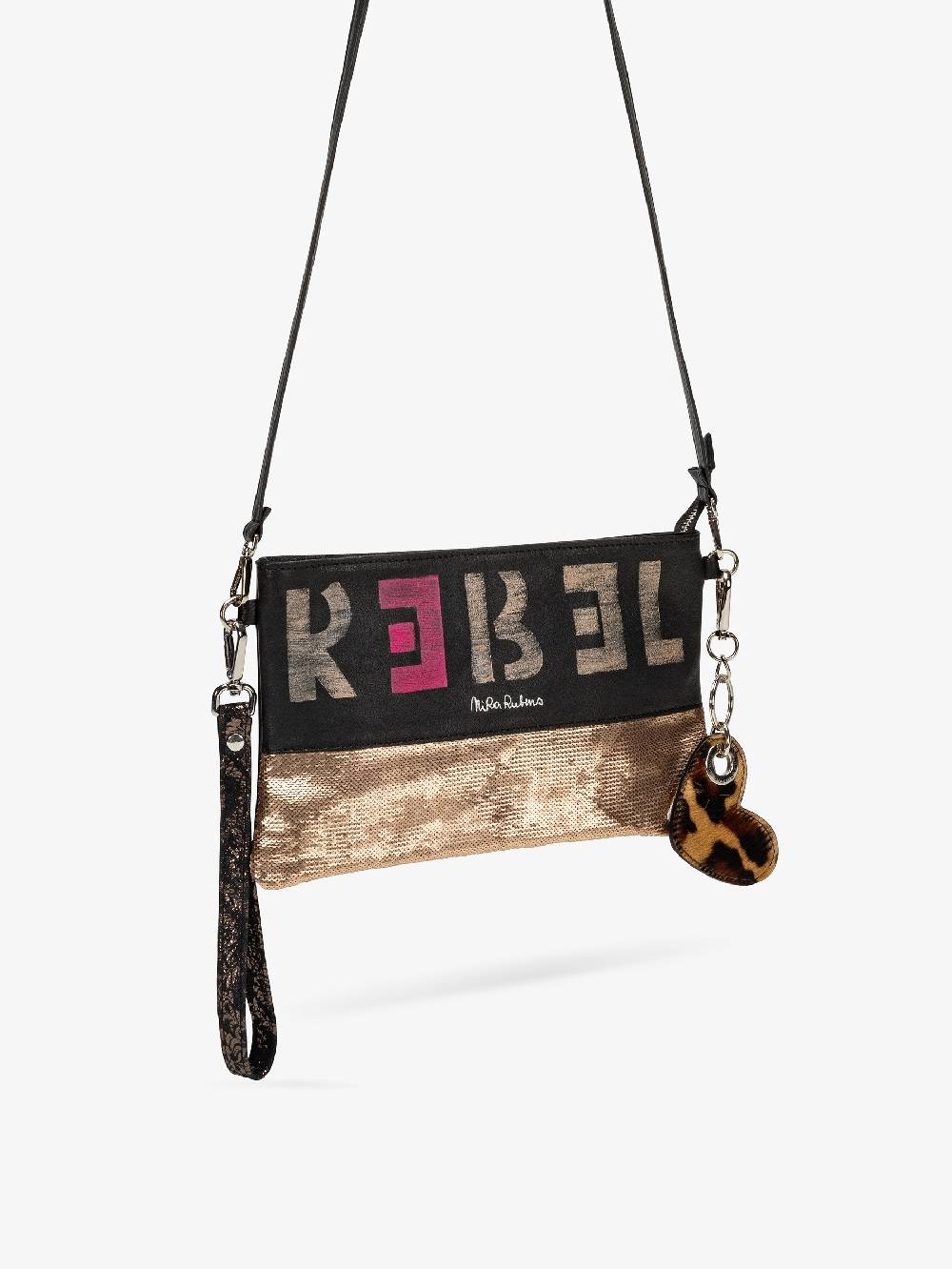 Nira Rubens Minibag - Black Gold Nuova
