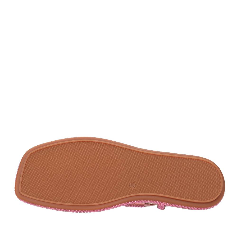 ALMA EN PENA Sandali flat infradito in pelle e strass Vendite Flash