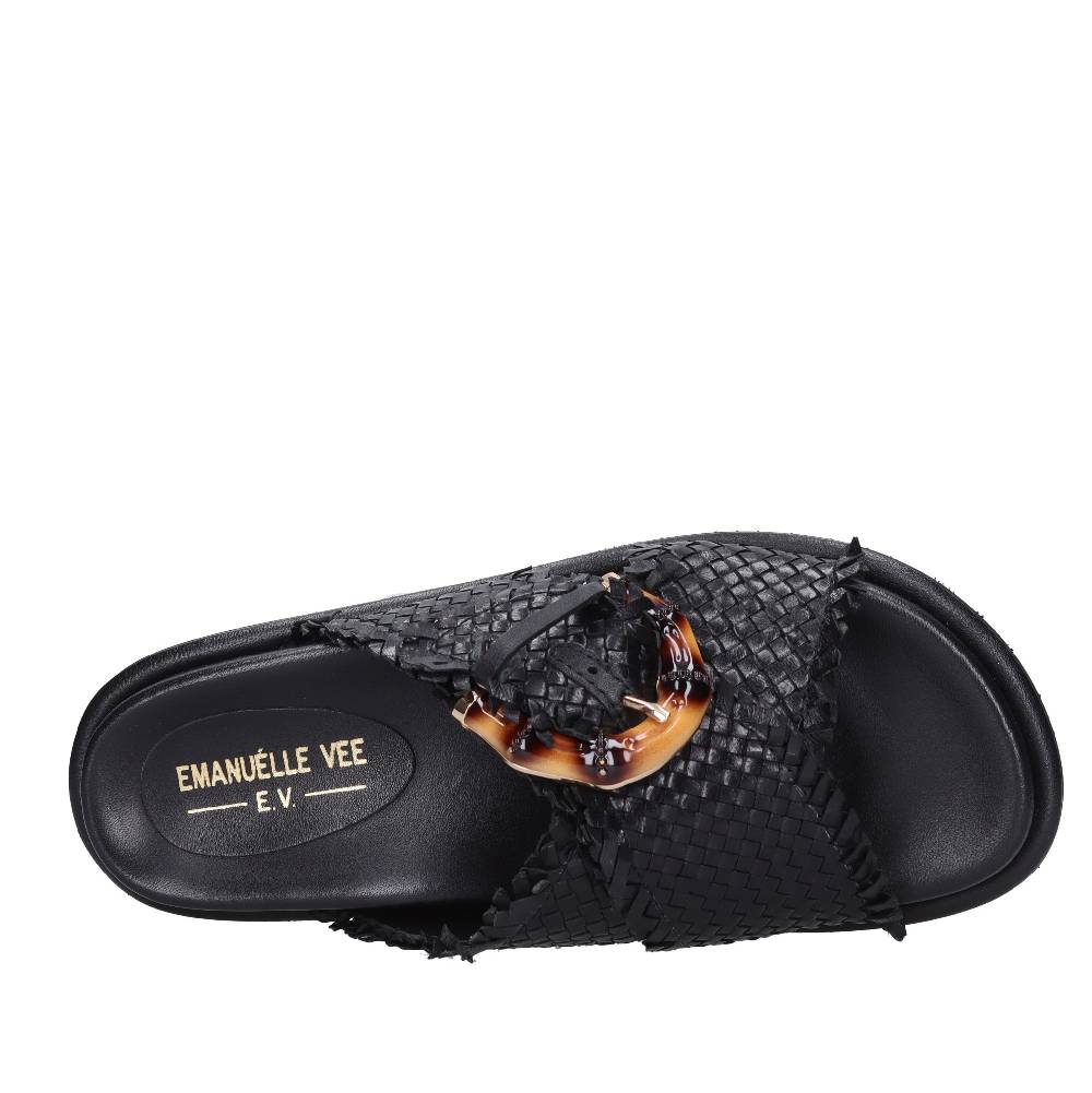 EMANUELLE VEE Mules in pelle Presa