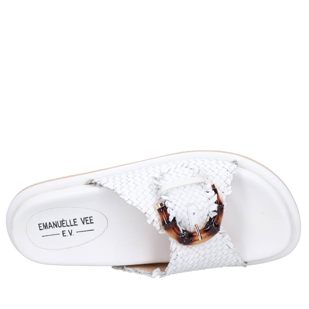 EMANUELLE VEE Mules in pelle Sconto