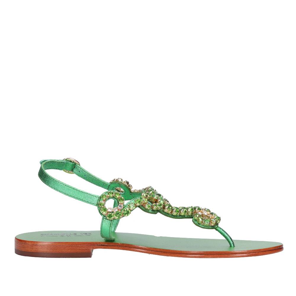 EMANUELLE VEE Sandali infradito in pelle Offerta