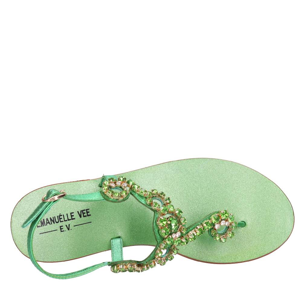 EMANUELLE VEE Sandali infradito in pelle Offerta
