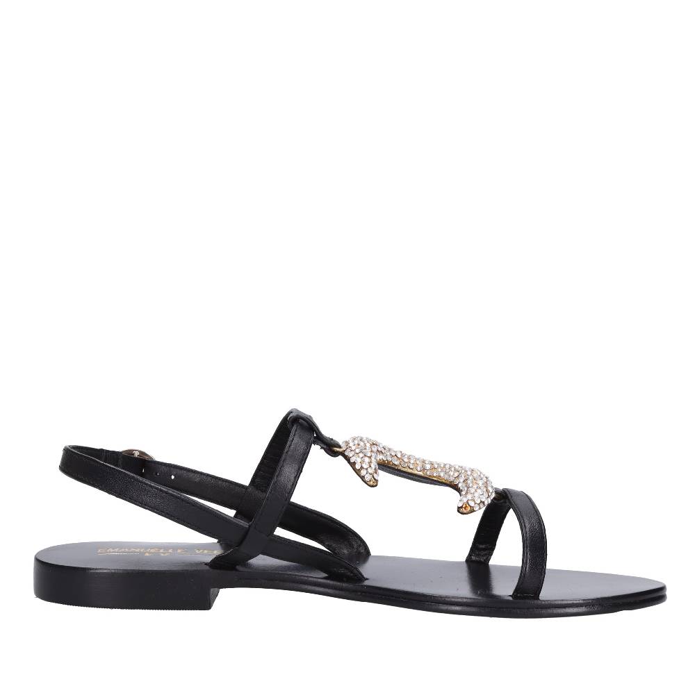 EMANUELLE VEE Sandali in pelle Outlet