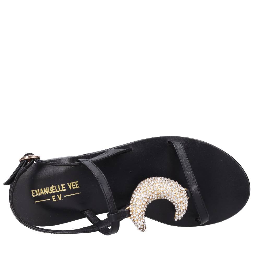 EMANUELLE VEE Sandali in pelle Outlet
