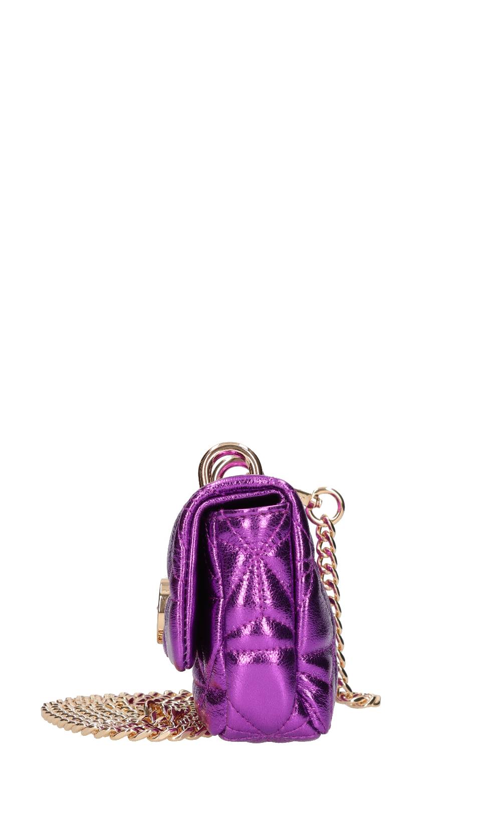 LA CARRIE Borsa in pelle laminata Presa