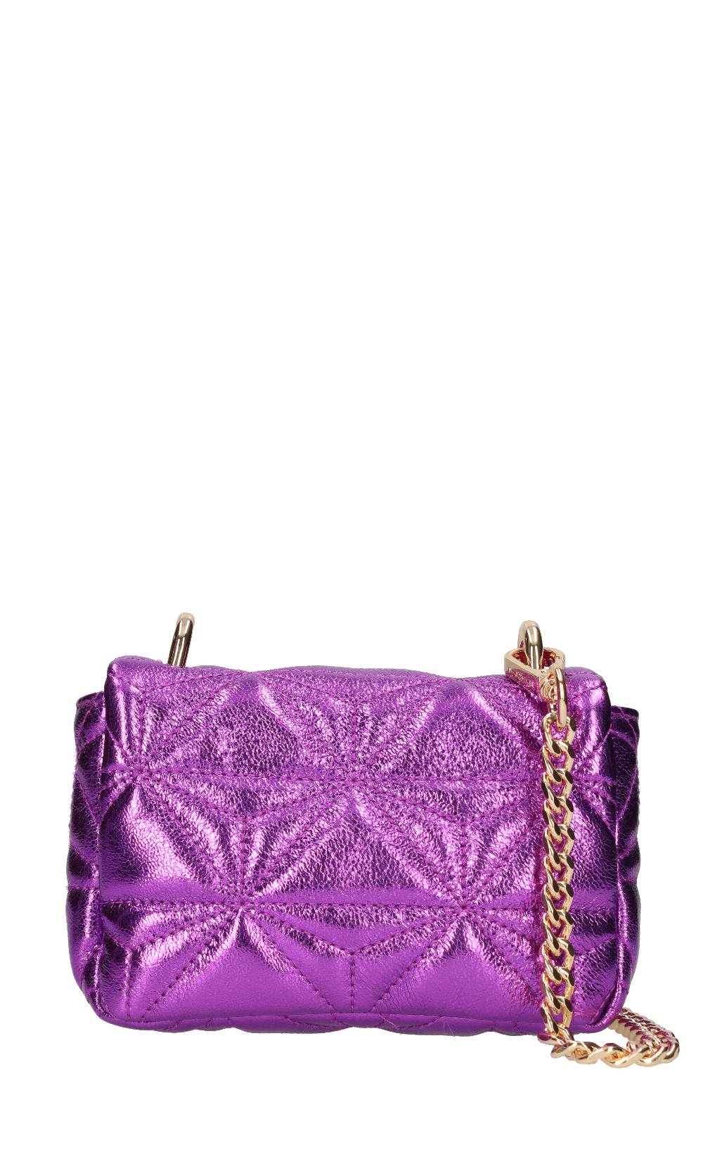 LA CARRIE Borsa in pelle laminata Presa