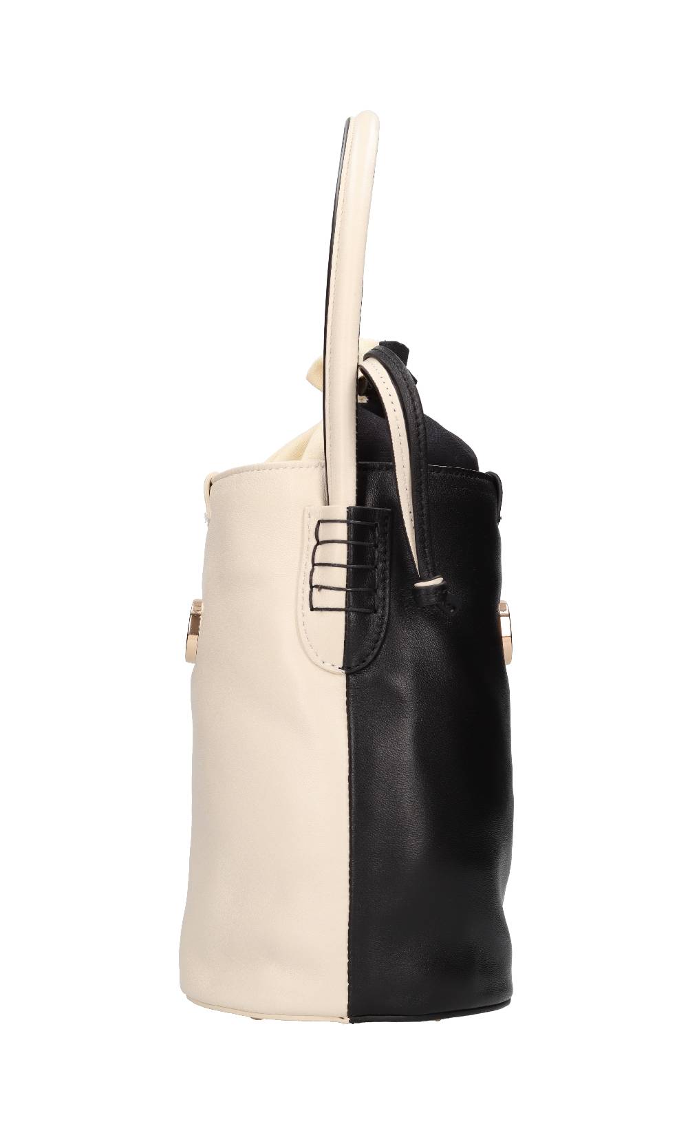 LA CARRIE Borsa in pelle e tessuto Offerta