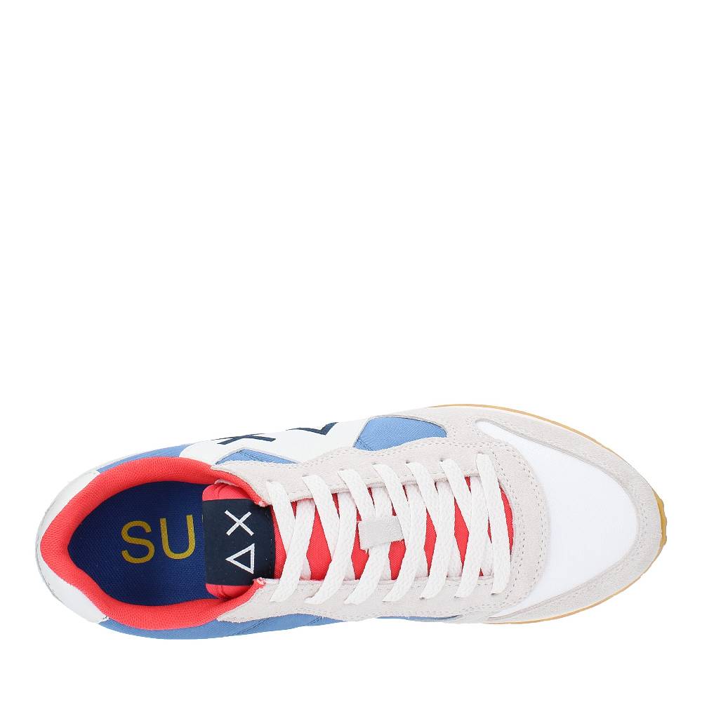 SUN68 Sneakers in pelle camoscio e tessuto Vendita