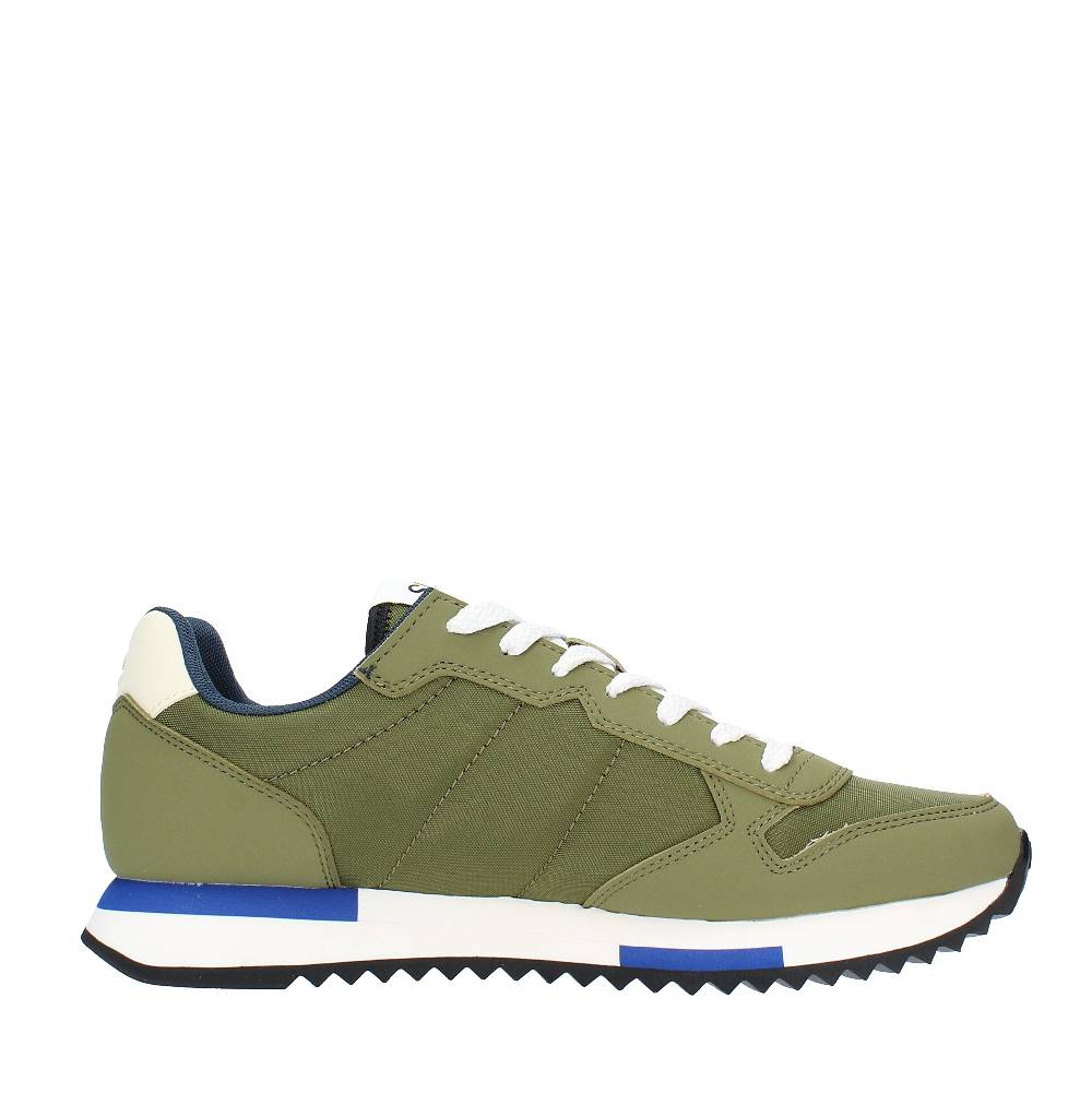 SUN68 Sneakers in pelle e tessuto Pezzi Unici