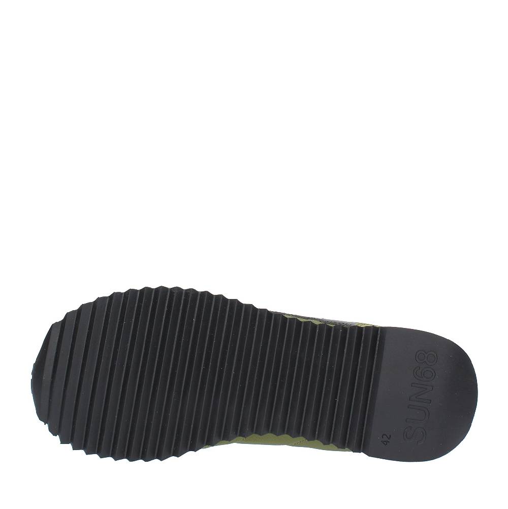 SUN68 Sneakers in pelle e tessuto Pezzi Unici