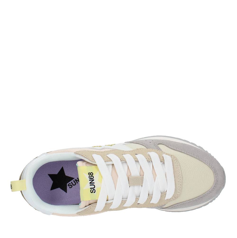 SUN68 Sneakers in pelle camoscio e tessuto Online