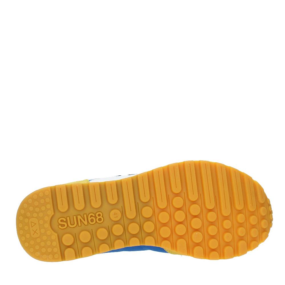 SUN68 Sneakers in pelle camoscio e tessuto In Vendita