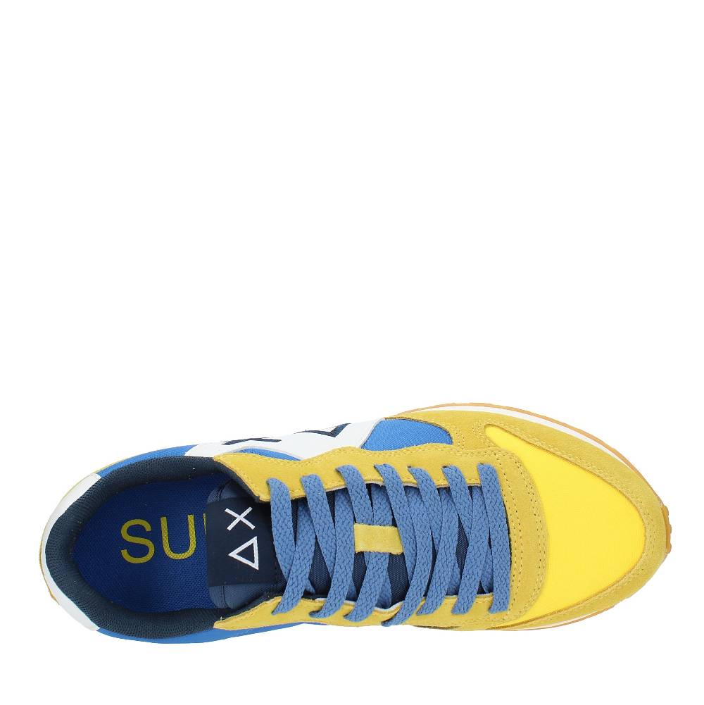 SUN68 Sneakers in pelle camoscio e tessuto In Vendita