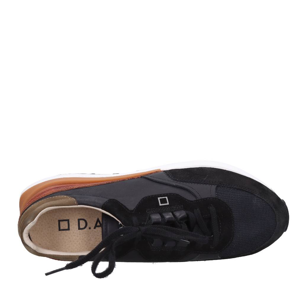 D.A.T.E. Sneakers multimateriale Saldi Di Fabbrica