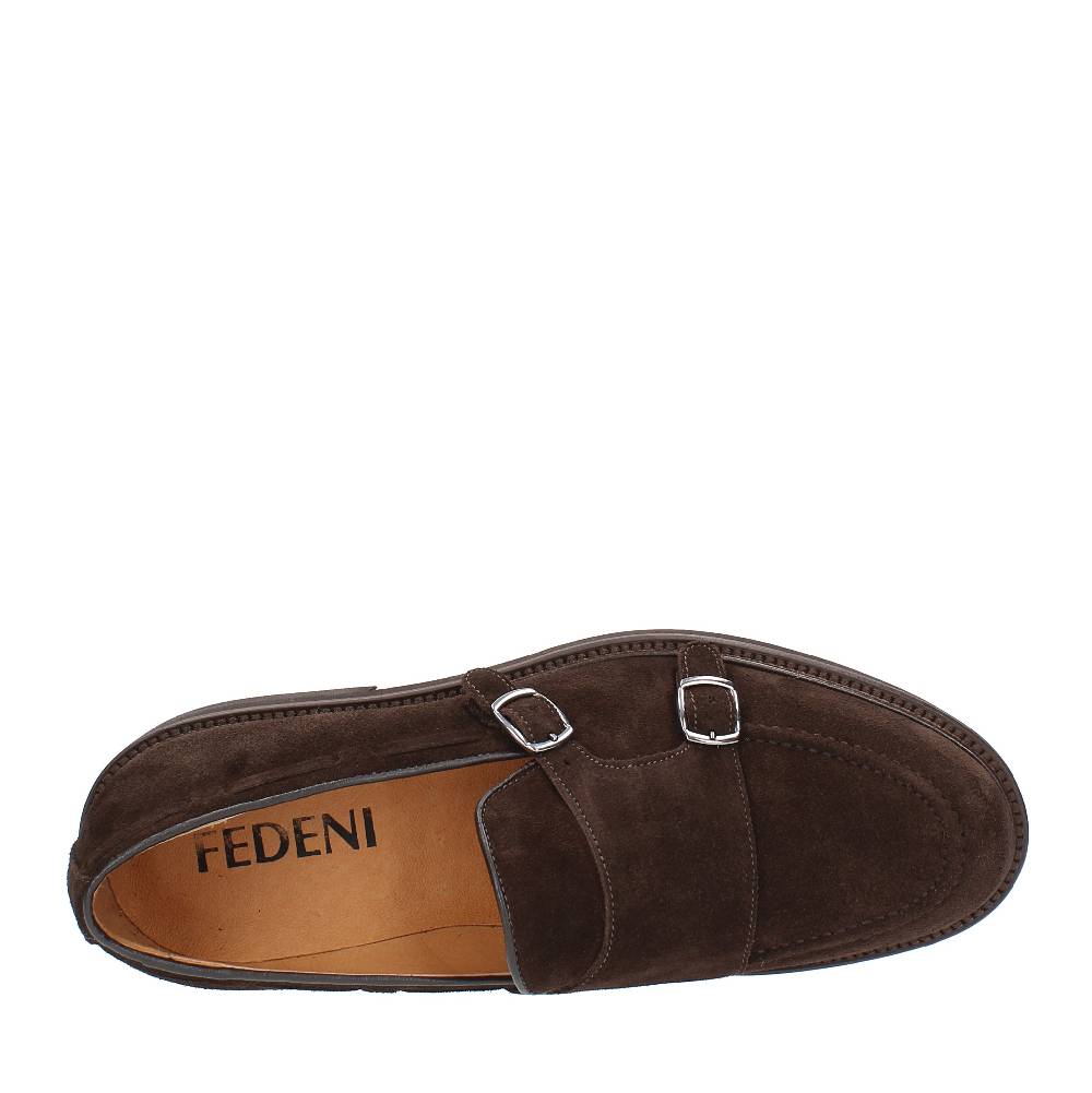 FEDENI Mocassini in camoscio In Linea