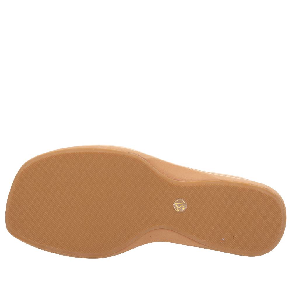 EMANUELLE VEE Mules Zeppa in pelle Vendita Calda