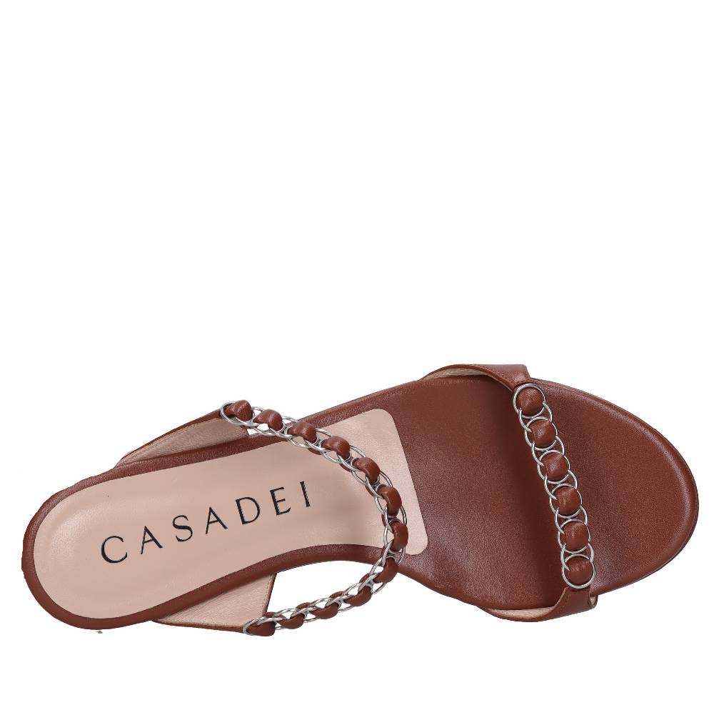 CASADEI Mules in pelle Sconto