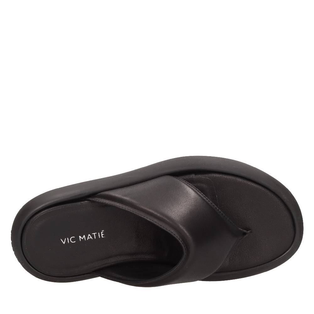 VIC MATIE Mules infradito in pelle Offerta