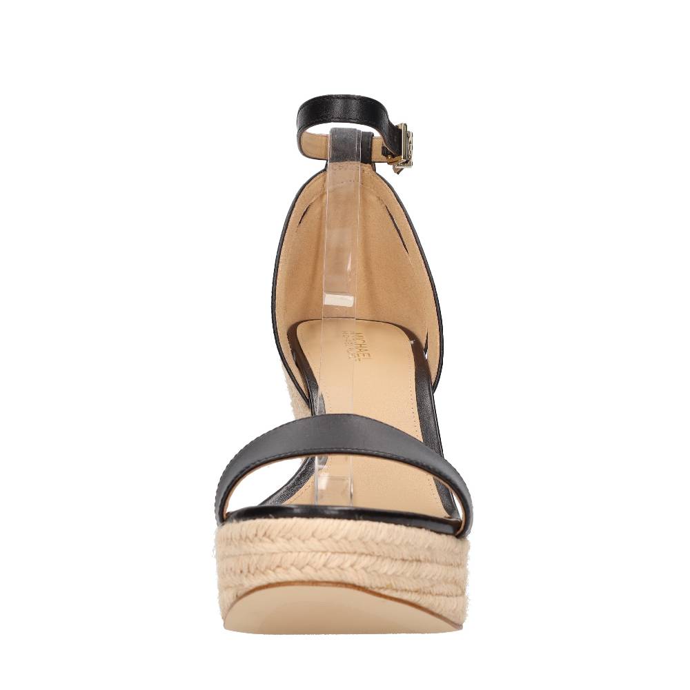 MICHAEL KORS Sandali con zeppa in pelle Negozio