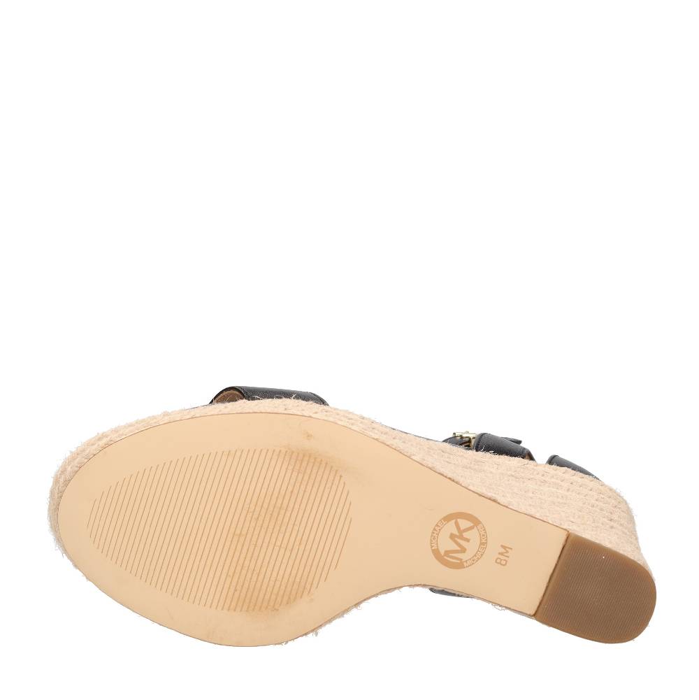 MICHAEL KORS Sandali con zeppa in pelle Negozio