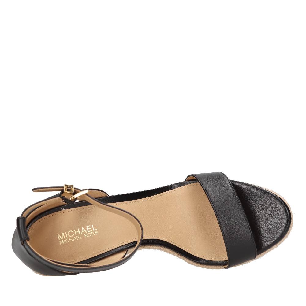 MICHAEL KORS Sandali con zeppa in pelle Negozio