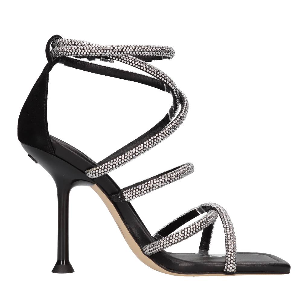 MICHAEL KORS Sandali in pelle e strass In Saldo