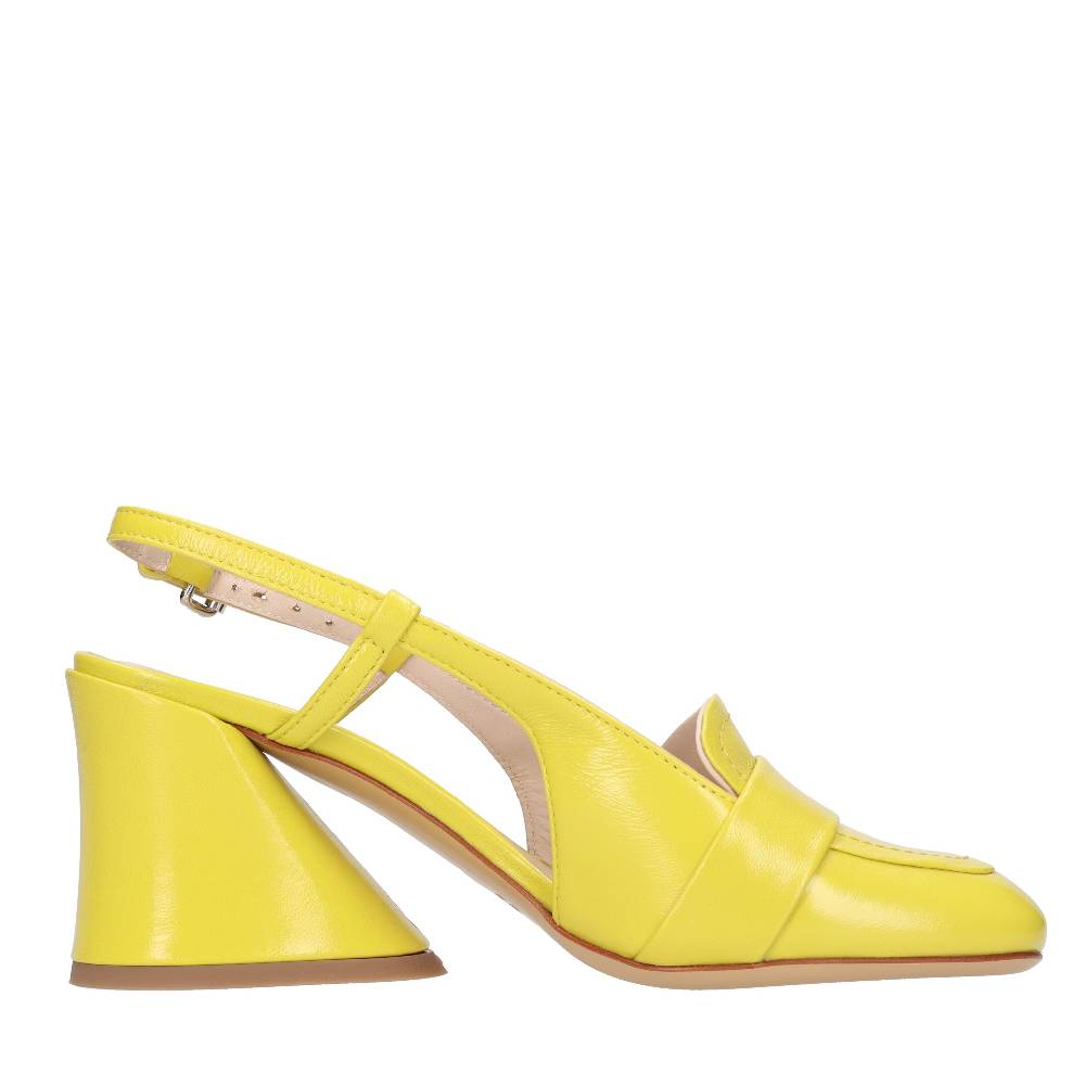 STRATEGIA Décolleté Slingback in pelle Vendita