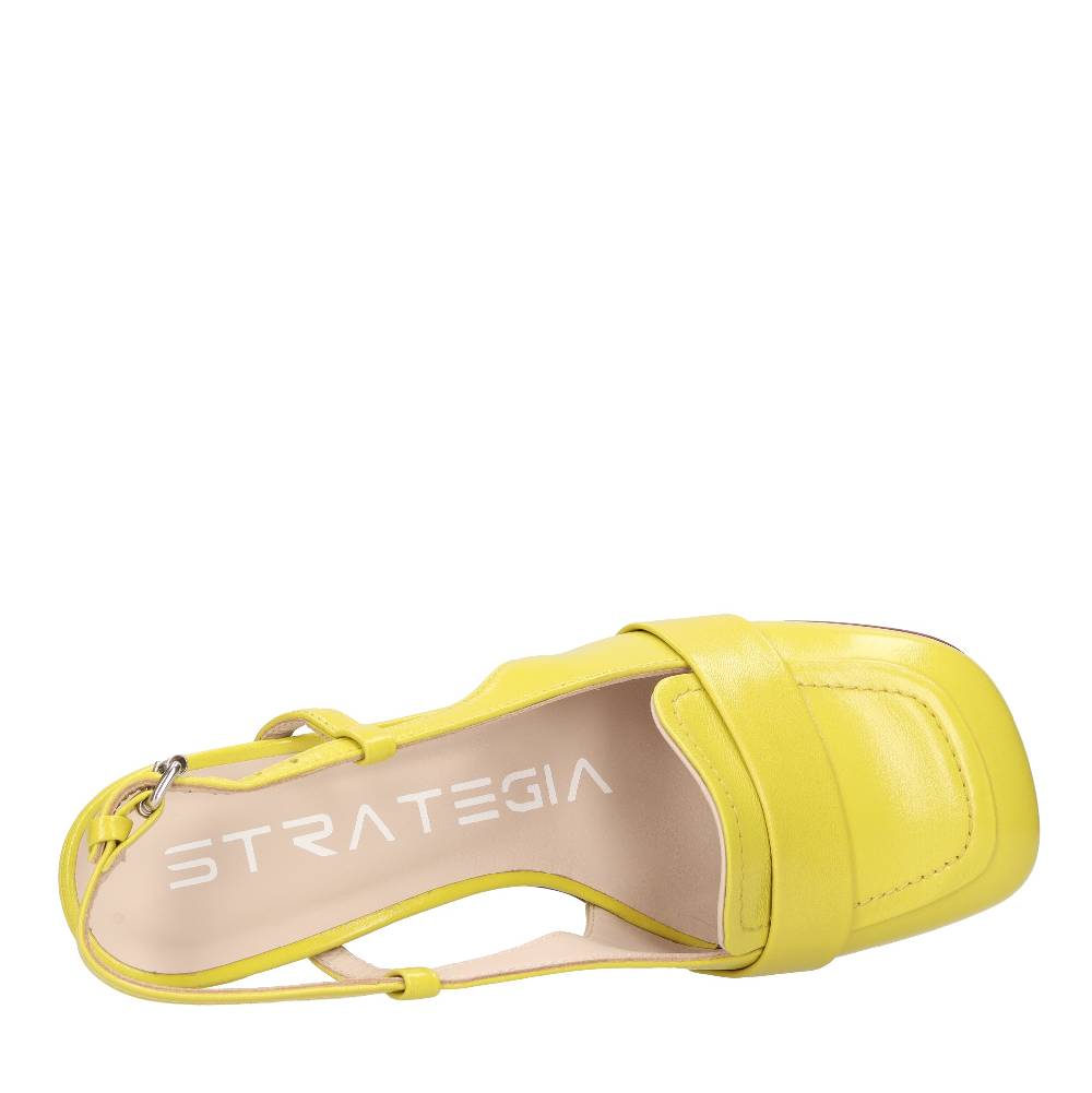 STRATEGIA Décolleté Slingback in pelle Vendita