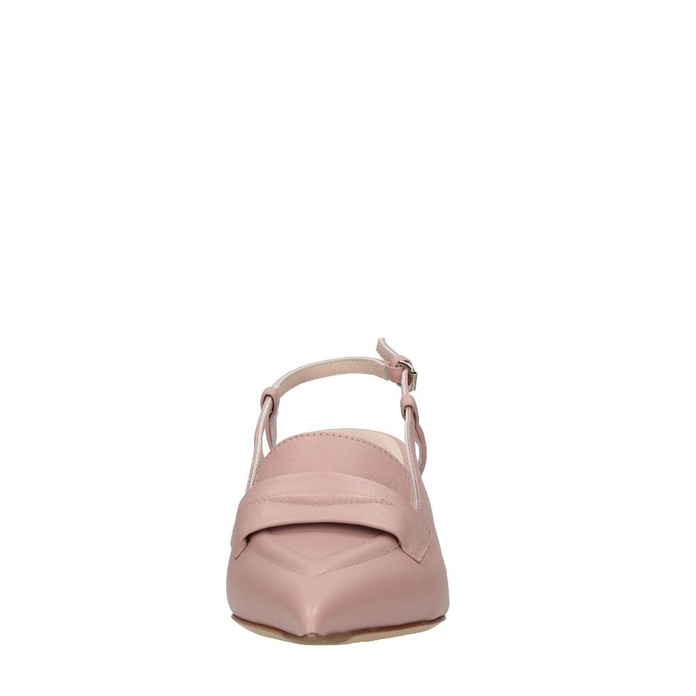 STRATEGIA Décolleté slingback in pelle Spedizione Gratuita