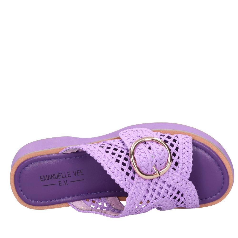 EMANUELLE VEE Mules in tessuto Soddisfazione Garantita