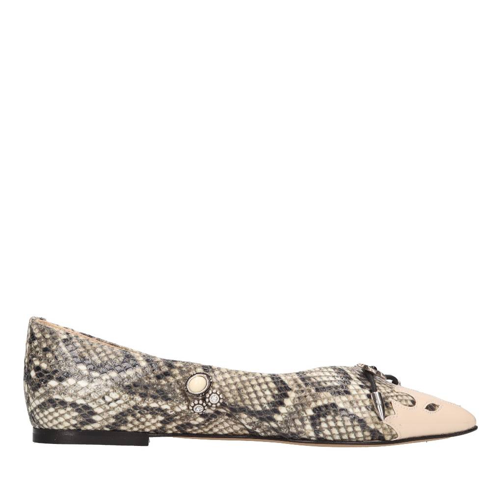 UNCONVENTIONAL ROYAL Ballerine in pelle Vendite Flash