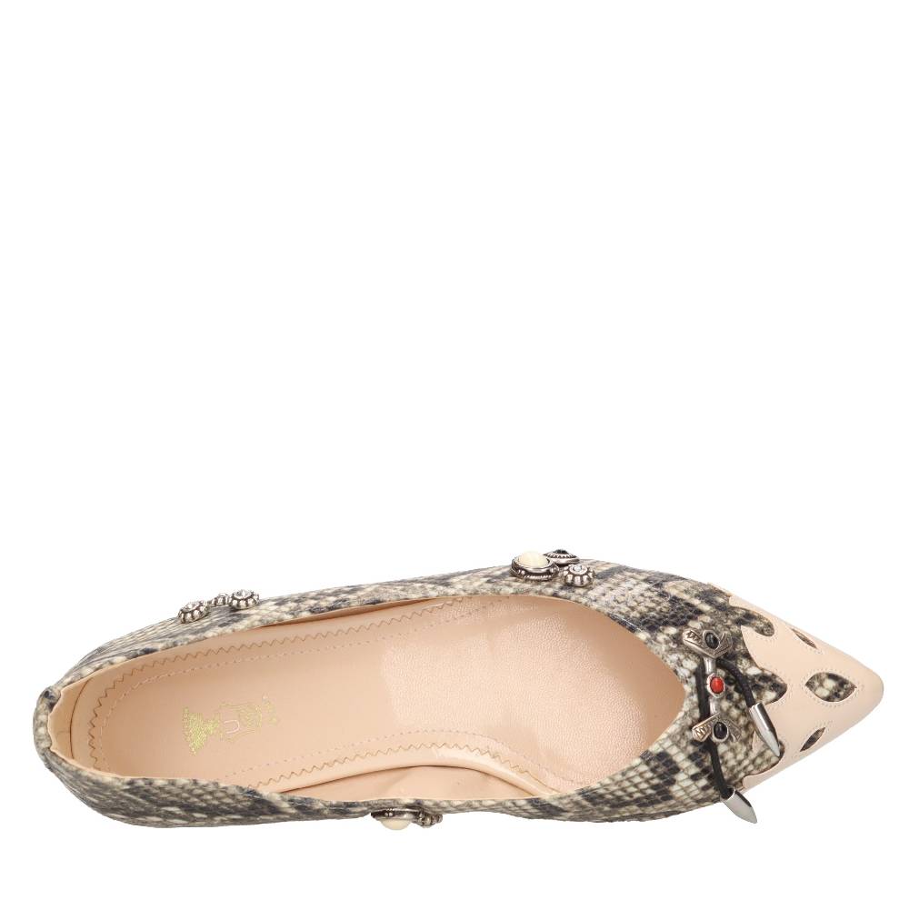UNCONVENTIONAL ROYAL Ballerine in pelle Vendite Flash