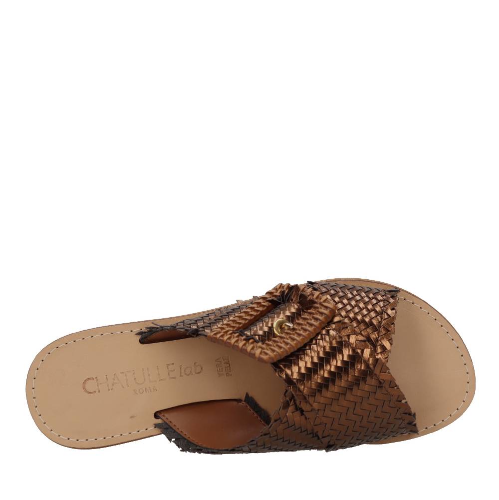 CHATULLE LAB Mules in ecopelle intrecciata 2025