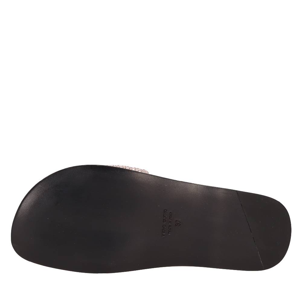 EDDY DANIELE Mules in camoscio e strass In Linea