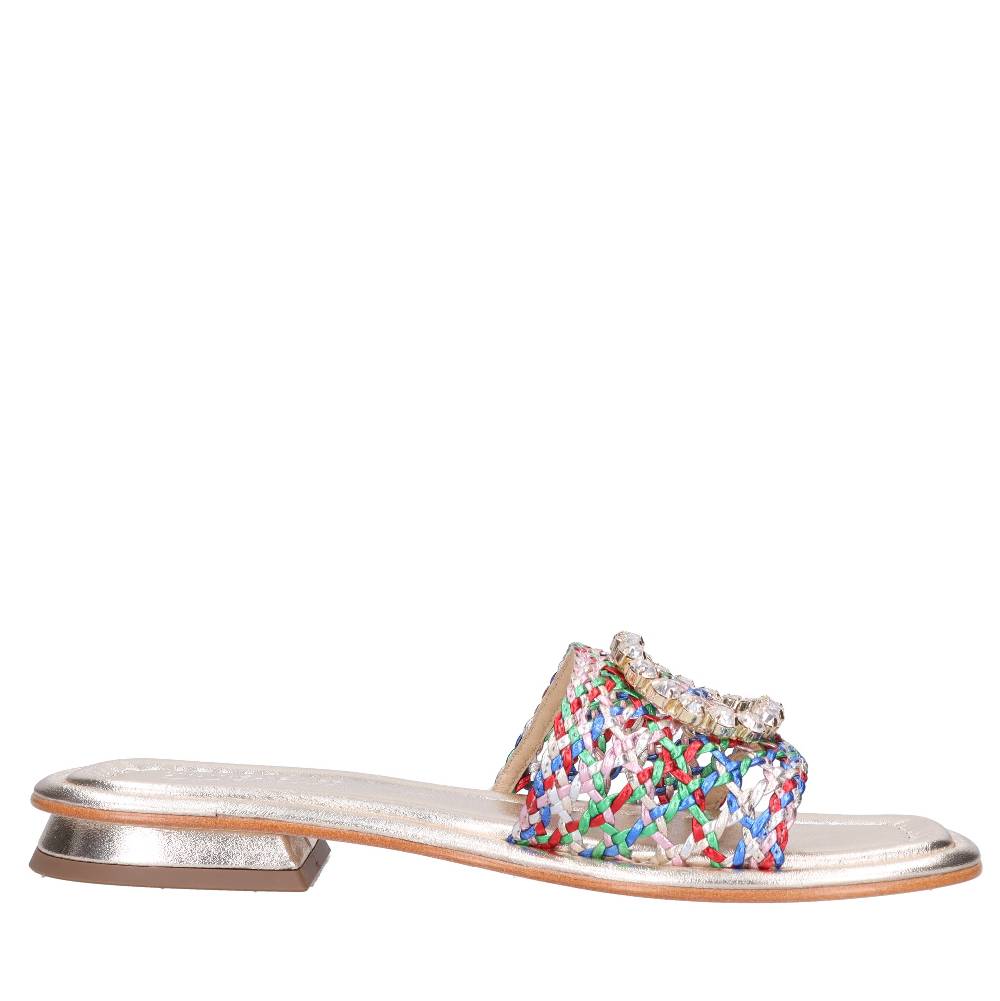 EMANUELLE VEE Mules in pelle Affare Del Giorno