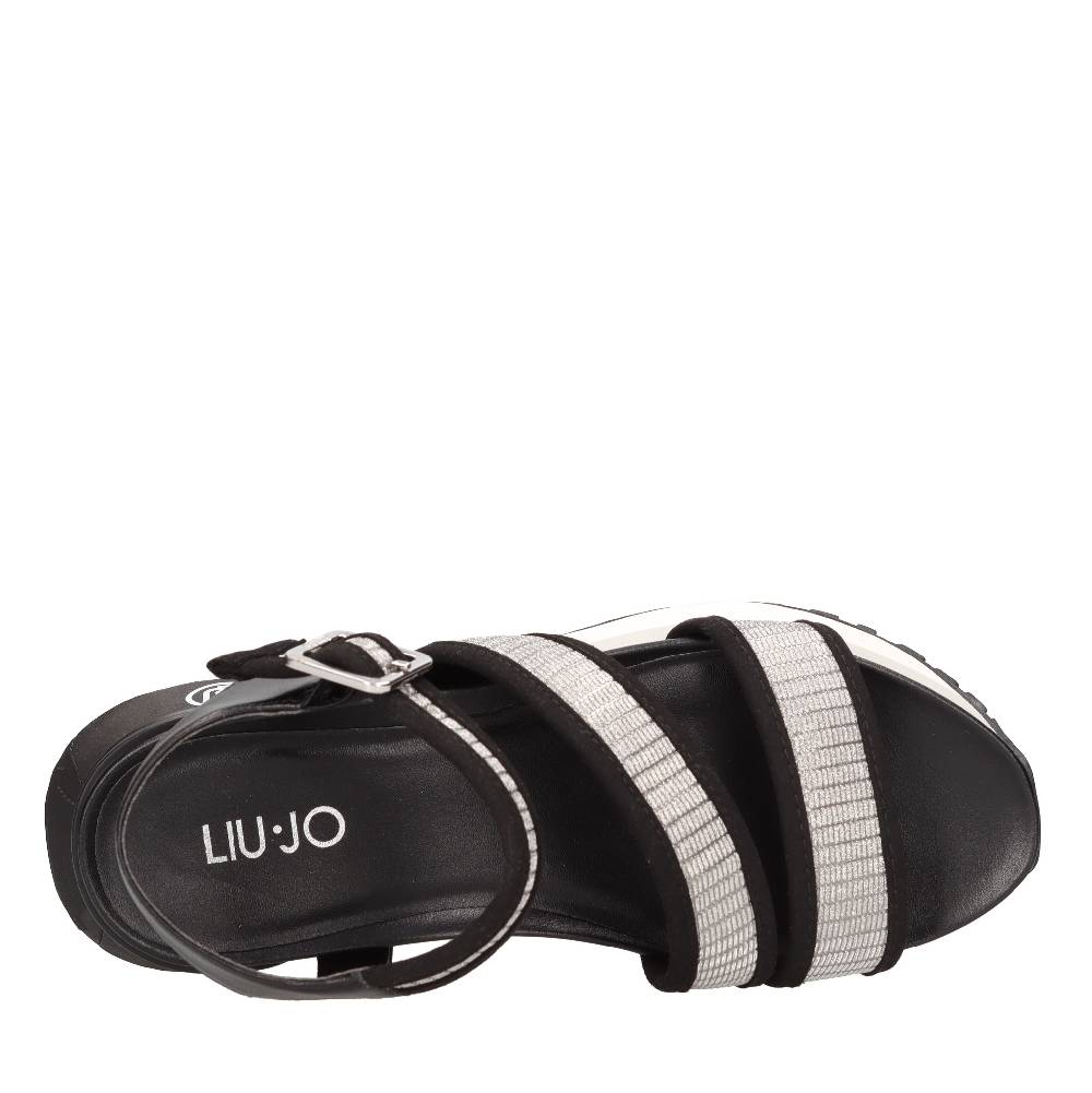 LIU JO Sandali in ecopelle e camoscio Outlet