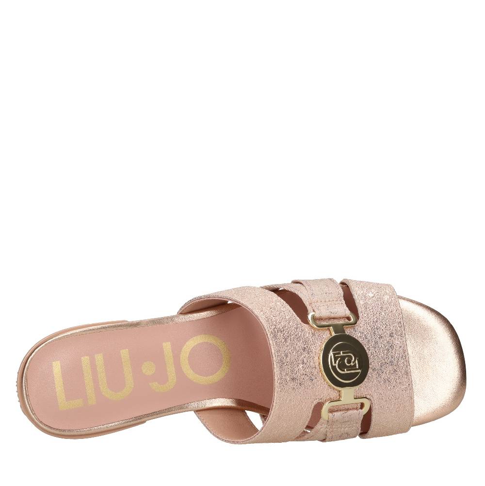 LIU JO Mules in tessuto ed ecopelle Italy