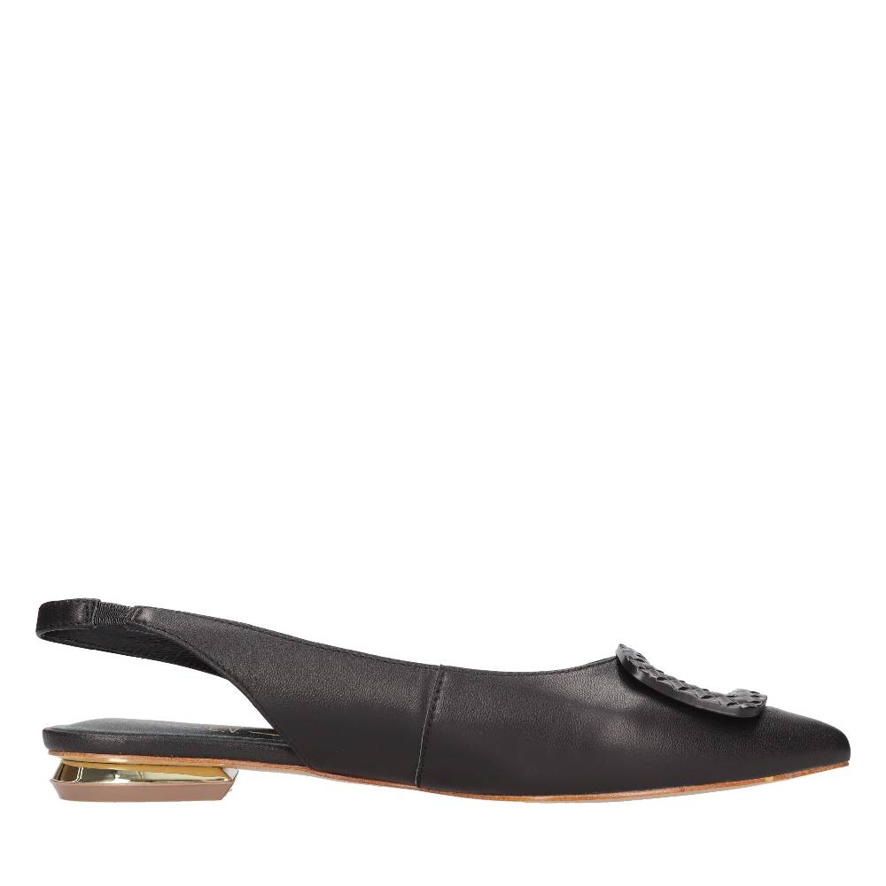 EMANUELLE VEE Ballerine in pelle In Linea