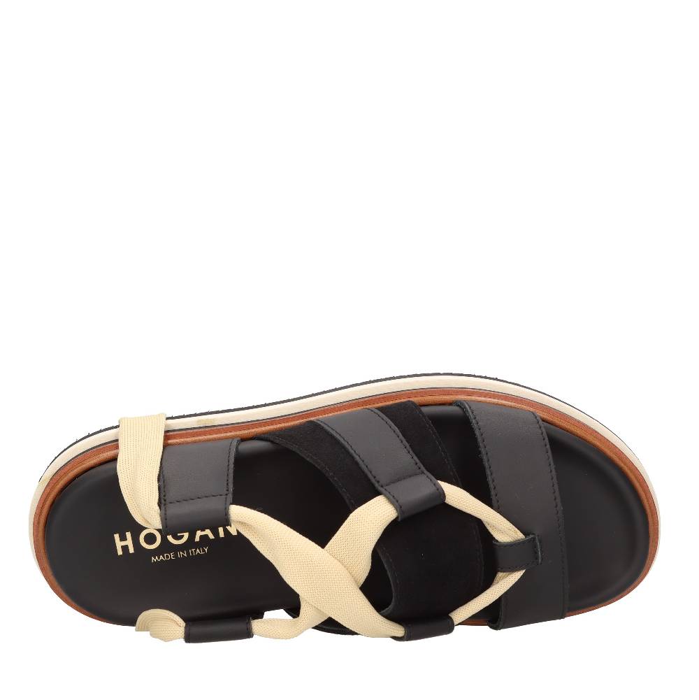 HOGAN Sandali flat in pelle Spedizione Gratuita