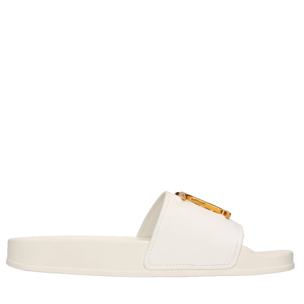 DSQUARED2 Mules in gomma e pelle Consegna Veloce