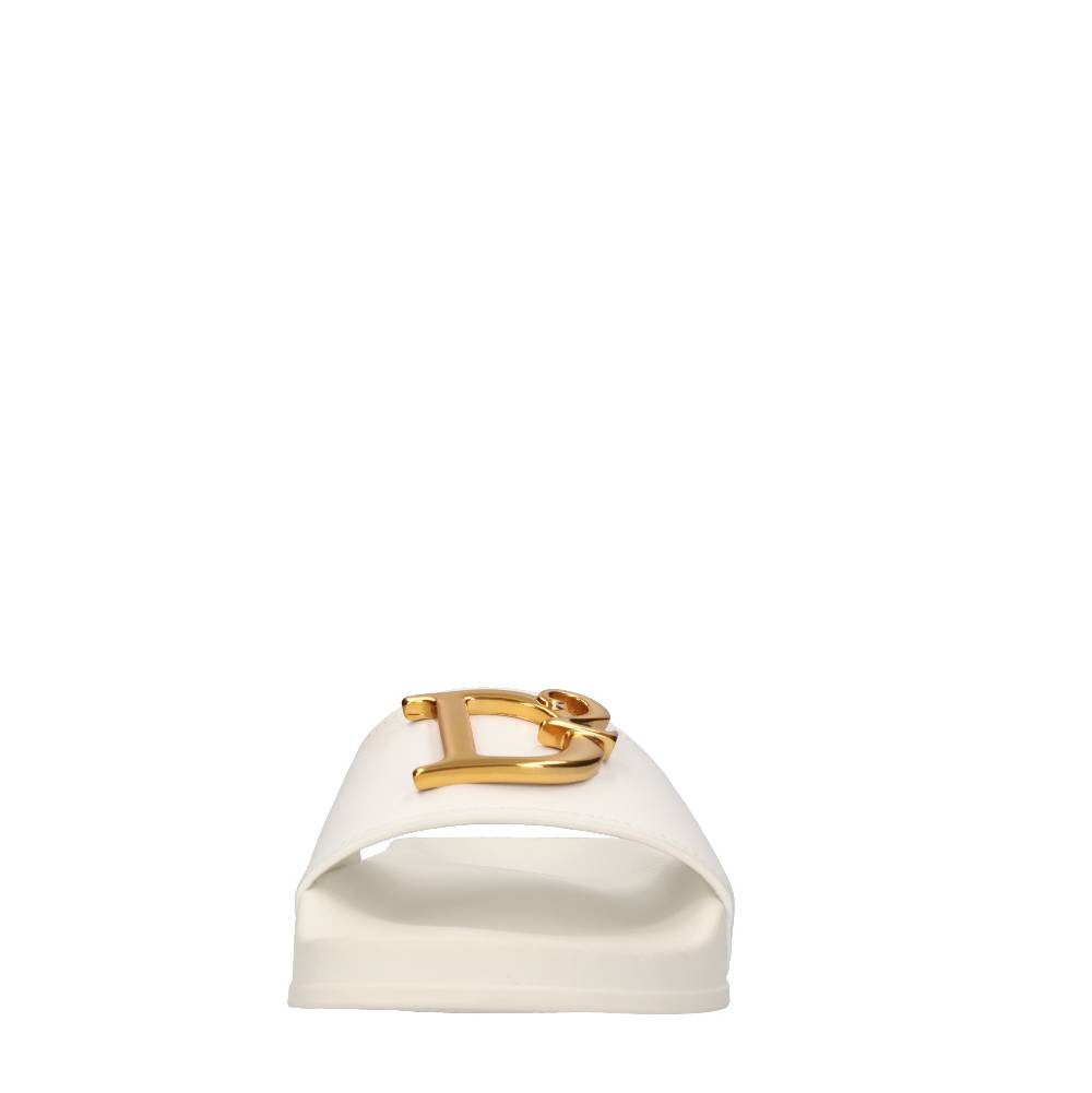 DSQUARED2 Mules in gomma e pelle Consegna Veloce